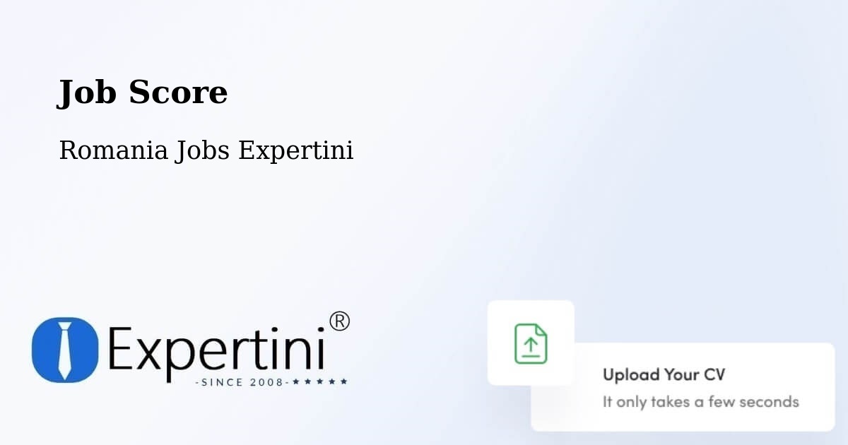 Job Score & Job Description Score Tool – Târnova - Romania Jobs Expertini
