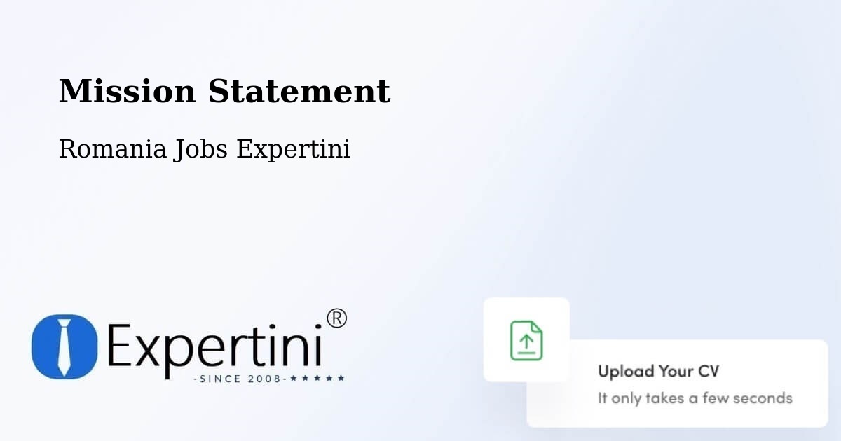 Corporate Mission – Târnova - Romania Jobs Expertini