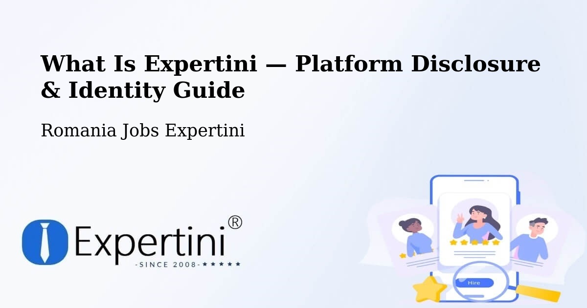 What Is Expertini — Platform Disclosure & Identity Guide – Târnova